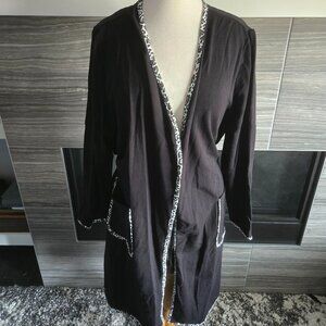 OGIO Black Robe with Leopard Trim – Size 1X – NWT ($50 Retail)